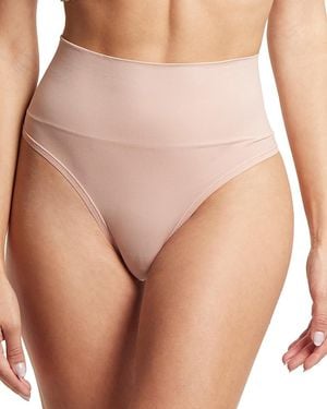 Hanky Panky Body Mid Rise Thong - Natural