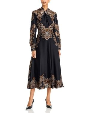 Tahari The Raquel Twist Neck Dress - Black
