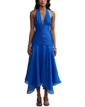 AMUR Lirielle Halter Dress - Blue