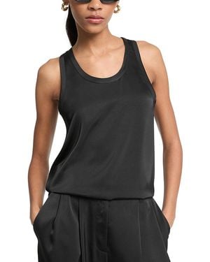 Michael Kors Satin Tank Top - Black