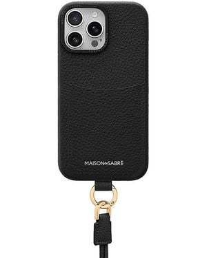 Maison De Sabre Sling Phone Case (Iphone 16 Pro) - Black