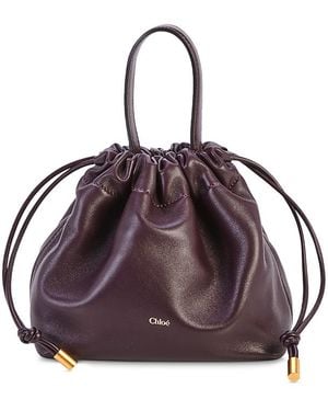 Chloé Icons Mini Leather Bag - Purple