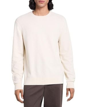 Theory Riland Crewneck Sweater - White