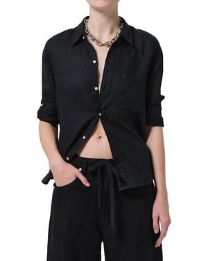 Citizens of Humanity Kayla Shrunken Top - Black