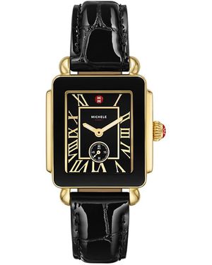 Michele Deco Mid Sport Watch, 29Mm X 31Mm - Black