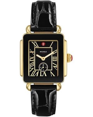 Michele Deco Mid Sport Watch, 29Mm X 31Mm - Black