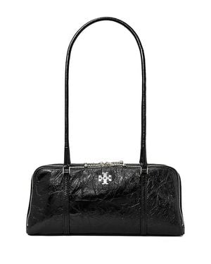 Tory Burch Crinkle Leather Small Bag - Black