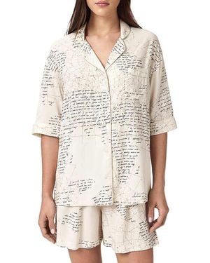 AllSaints Clem Pajama Set - White