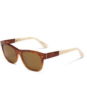 Brunello Cucinelli Pillow Sunglasses, 55Mm - Natural
