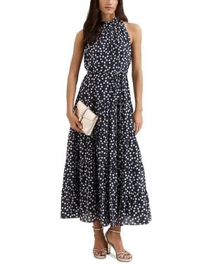 Phase Eight Nita Spot Maxi Dress - Black