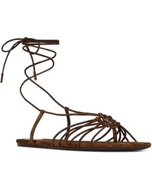 Saint Laurent Babylone Logo-Embellished Sandals - Multicolor