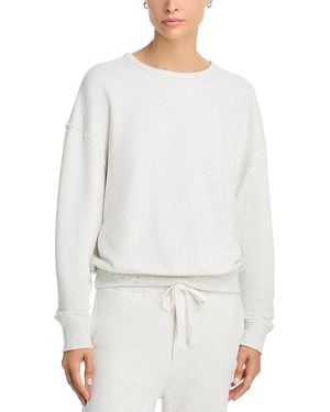ATM Donegal French Terry Exposed Seam Sweatshirt - White