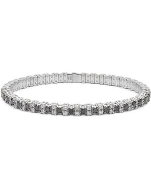 Zydo 18K & Diamond Pyramid Stretch Bracelet - White