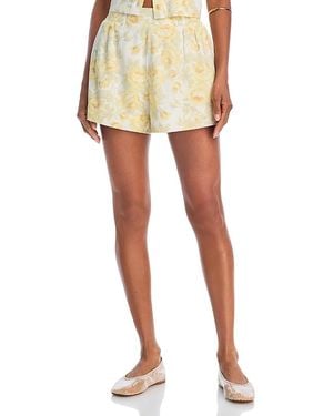 Aqua Rose Shorts - White