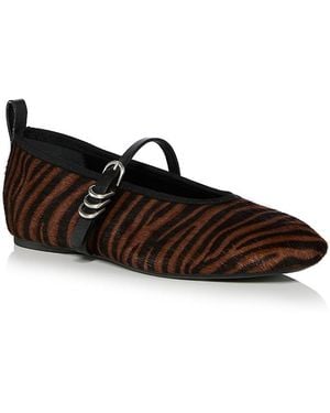 Rag & Bone Spire Mary Jane Flats - Brown