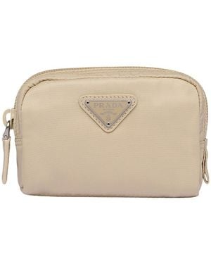 Prada Micro Re-Nylon Pouch - Natural