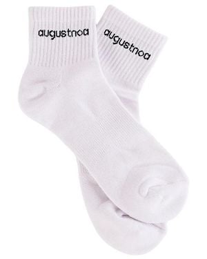 augustnoa Best Ankle Socks, Set Of 3 - White