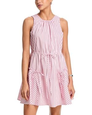 Cinq À Sept Rose Stripe Leylani Dress - Purple