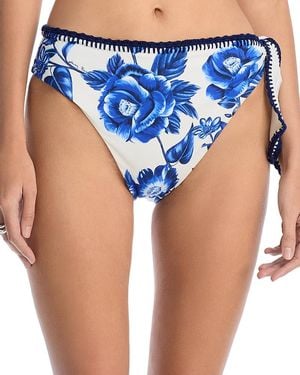 FARM Rio Floral Cascade Whipstitched Bottom - Blue