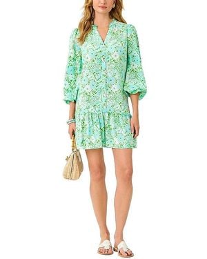 Lilly Pulitzer Shaley Tunic Popover Dress - Green