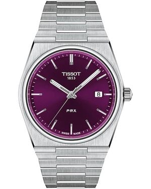 Tissot Prx Automatic Watch, 40Mm - Purple