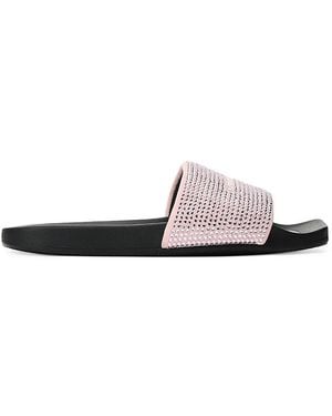Alexander Wang Hotfix Pool Slides - White