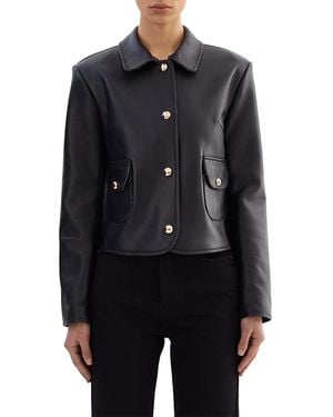 Lamarque Francesca Leather Jacket - Black