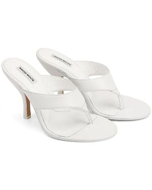 Naked Wolfe Martine Heels - White