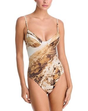 STAUD Caroline One Piece Swimsuit - Multicolor