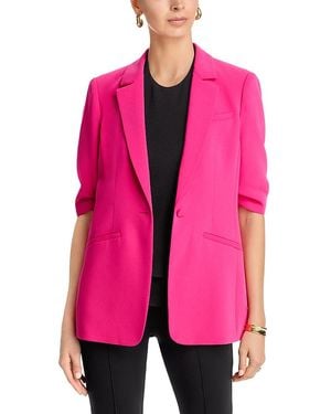 Cinq À Sept Short Sleeve Khloe Blazer - Pink