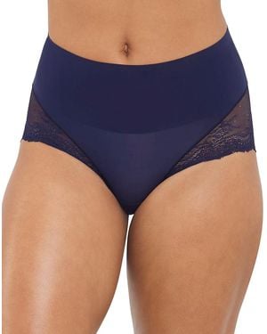 Spanx Lace Hi Hipster - Blue