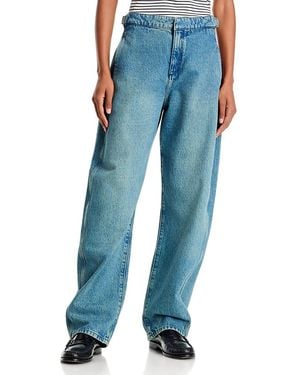 Rag & Bone Vito High Rise Wide Leg Jeans - Blue