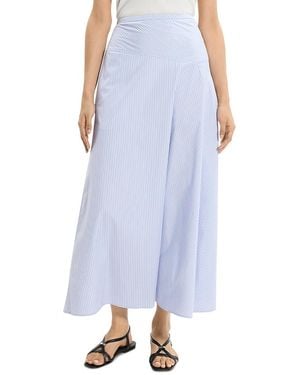 Theory Angled Yoke Skirt - Blue