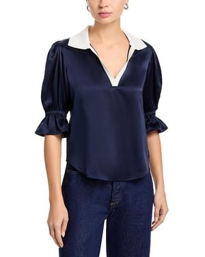 Cinq À Sept Freida Top - Blue