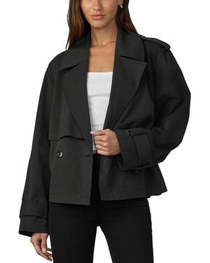 Joe's Jeans The Liz Cropped Trench Coat - Black