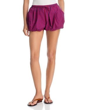 Jonathan Simkhai Bubble Shorts - Purple