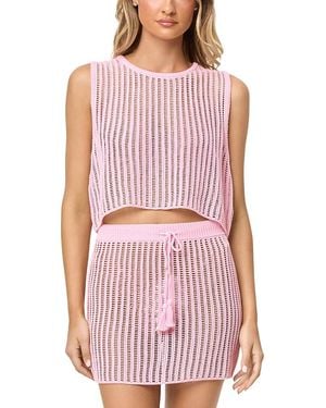 LSPACE L*Space Sander Cover Up Skirt - Red