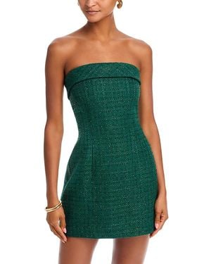 French Connection Shante Strapless Dress - Green