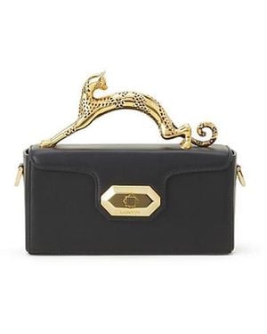 Lanvin Pencil Cat Nano Bag - Black