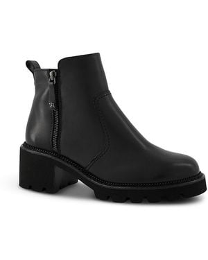 Paul Green Carina Zip Boots - Black