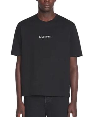 Lanvin Embroidered T-Shirt - Black