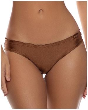 Luli Fama Cosita Buena Full Ruched Back Bottom - Brown