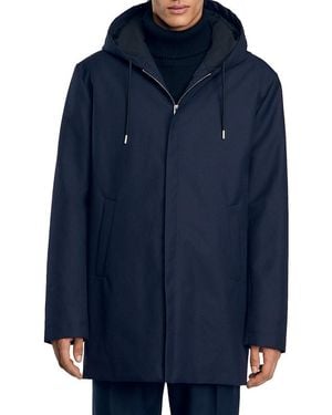 Sandro Minimalist Tech Parka - Blue