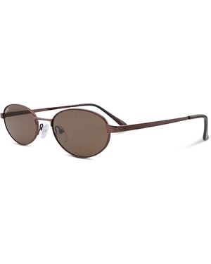 Otra Rosie Round Sunglasses, 53Mm - White