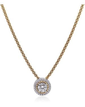 Alor Day Diamonds Round Pendant Necklace, 1.15 Tcw Lab Grown Diamonds - Metallic
