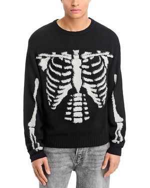 Market Skelly Wool Blend Jumper - Black