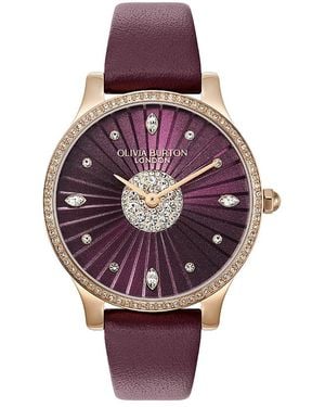 Olivia Burton Beaulieu Watch, 36Mm - Purple