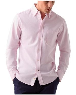 Robert Talbott Harrison Button Down Oxford Shirt - Pink