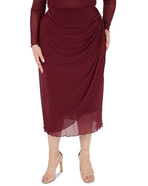 Estelle Annalise Mesh Skirt - Red