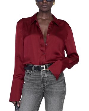 Anine Bing Amanda Shirt - Red